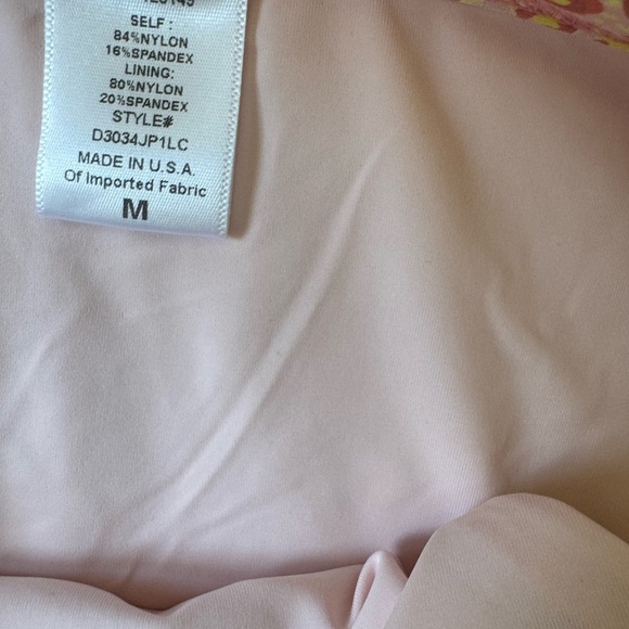 DIPPIN DAISY’S pink animal print high waisted cheeky swim bikini bottoms medium - Picture 3 of 4